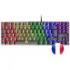 Image de Mars Gaming MK80 clavier mécanique noir FRGB commutateur marron disposition française