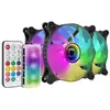 Image de Mars Gaming MF-3DKIT Kit 3 Ventilateurs ARGB 12cm Infinity Mirror Noir