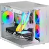 Image de Mars Gaming MC-VIEW Mini Tour en Verre Trempé USB 3.0 Blanc