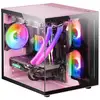 Image de Mars Gaming MC-VIEW Mini Tour en Verre Trempé USB 3.0 Rose