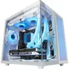 Image de Mars Gaming MC-NOVAM Mini Tour en Verre Trempé USB-C Blanc