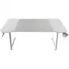 Image de Mars Gaming MGD-X140 Table Ergonomique XXL Tapis Casque et Porte-Boisson 140x60cm Blanc