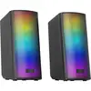 Image de Mars Gaming MSRGB2 Enceintes compactes Bluetooth 5.3 RGB DSP Façade 15W Noir