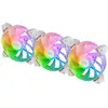 Image de Mars Gaming MF-3AR Reverse ARGB Pack 3x Ventilateurs supplémentaires 120 mm Double Connecteur Blanc