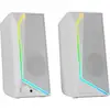Image de Enceintes de jeu Mars Gaming MS72 15 W RGB Flow 2 pilotes actifs Chipset DSP Prise USB 3,5 mm Blanc