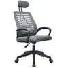 Image de Mars Gaming Mgc-ergob Chaise Ergonomique Accoudoirs en Maille Respirante Hauteur 110,5-120,5 cm Gris