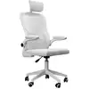Image de Chaise ergonomique Mars Gaming Mgc-ergoplus, soutien lombaire, maille respirante, hauteur 115-125 cm, blanche