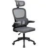 Image de Mars Gaming Mgc-ergopro chaise ergonomique soutien lombaire maille respirante hauteur 120-130 cm gris