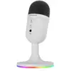 Image de Microphone de studio compact professionnel Mars Gaming Mmic-cx Argb Enc Condensateur cardioïde Blanc