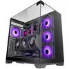 Image de Boîtier Mars Gaming Mc-vision Triple ATX sans cadre en verre trempé avec double caméra USB 3.0 Noir
