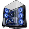 Image de Boîtier PC Mars Gaming Mc-Infinio ATX incurvé en verre trempé, 2 ventilateurs 120 mm, USB-C, noir