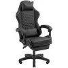 Image de Chaise de jeu Mars Gaming MGC-X avec dossier inclinable, repose-pieds et soutien lombaire, 120 kg