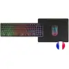Image de Clavier Mars Gaming MCPWX Combo Gaming Sans Fil Membrane FRGB Multiplateforme