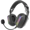 Image de Casque Mars Gaming MH-Pro RGB Flow avec son surround, coussins d'air 3D, microphone, noir