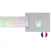Image de Clavier Mars Gaming MCPWTKL TKL Sans Fil FRGB Combo Souris RGB Tapis FR