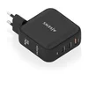 Image de Chargeur Aisens ASCH-140W3P031-BK 140 W GaN 2 x USB-C PD3.1 QC4.0 1 x USB-A QC3.0 Noir