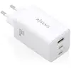 Image de Cargador GaN AISENS 100W 2xUSB-C 1xUSB-A Charge Rapide Blanc
