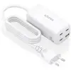 Image de Cargador Aisens GaN 100W, 3x USB-C PD3.0 QC4.0 QC5.0, 1x USB-A QC3.0, Blanc