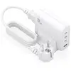 Image de Cargador Aisens GaN 140W 3xUSB-C PD3.1 QC4.0 1xUSB-A QC3.0 Blanc