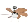 Image de Ventilateur de Plafond avec Lumière Orbegozo CP15075N 50W 80cm 3 Vitesses Silencieux Fonction Hiver