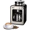 Image de Mini cafetière goutte à goutte TM Electron avec broyeur 4 tasses 600W argent