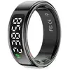 Image de Bague connectée Prixton Orbyt Touch en acier inoxydable avec écran tactile et moniteur de santé 7 jours