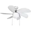 Image de Ventilateur de Plafond avec Lumière Orbegozo CP 15076 B 50W 80cm 3 Vitesses Ultra Silencieux Fonction Hiver