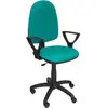 Image de Piqueras y Crespo Ayna Bali Chaise de Bureau Accoudoirs Fixes Vert Turquoise