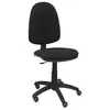 Image de Piqueras y Crespo Chaise de bureau Ayna Bali avec roues en parquet noir