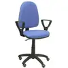 Image de Piqueras y Crespo Ayna Bali Chaise de Bureau Accoudoirs Fixes Roues Parquet Bleu Clair