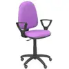 Image de Piqueras y Crespo Ayna Bali Chaise de Bureau Accoudoirs Fixes Roues Parquet Lilas