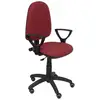 Image de Piqueras y Crespo Ayna Bali Chaise de Bureau Bras Fixes Roulettes Parquet Marron