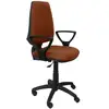 Image de Piqueras y Crespo Elche CP Bali Chaise de Bureau Accoudoirs Fixes Roues Nylon Marron