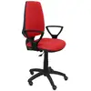Image de Piqueras y Crespo Elche CP Bali Chaise de Bureau Bras Fixes Roues Parquet Rouge