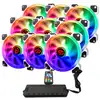 Image de Kit d'unité de contrôle Talius Iris Spectrum ARGB + 9 ventilateurs supplémentaires 120 mm blanc