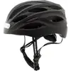 Image de Coolbox M02 Casque avec éclairage LED avant/arrière pour scooter ou vélo Taille L Noir