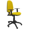 Image de Piqueras y Crespo Ayna Bali Chaise de Bureau Accoudoirs Réglables Roues Parquet Jaune