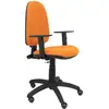 Image de Piqueras y Crespo Ayna Bali Chaise de Bureau Accoudoirs Réglables Roues Parquet Orange