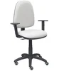 Image de Piqueras y Crespo Ayna Bali Chaise de Bureau Accoudoirs Réglables Roues Parquet Gris