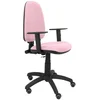 Image de Piqueras y Crespo Ayna Bali Chaise de Bureau Accoudoirs Réglables Roues Parquet Rose
