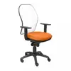 Image de Piqueras y Crespo Jorquera Chaise en maille blanche Assise Bali Orange