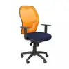 Image de Piqueras y Crespo Jorquera Orange Mesh Chair Bali Assise Bleu Marine