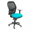 Image de Piqueras y Crespo Jorquera Chaise en maille noire Assise Vert Bali