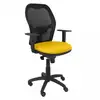 Image de Piqueras y Crespo Jorquera Chaise en maille noire Assise Jaune Bali