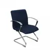 Image de Piqueras y Crespo Caudete Confidente Patin Bali Fauteuil Bleu Marine