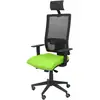 Image de Piqueras y Crespo Horna Bali Chaise de Bureau Noir/Vert Pistache