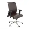Image de Piqueras y Crespo Albacete Confidente Fauteuil en simili cuir avec mousse à mémoire de forme chocolat