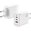 Image de Aisens ASCH-65W3P007-W Chargeur mural GaN 2x USB Type-C/ 1x USB 65W Blanc