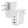 Image de Aisens ASCH-100W3P008-W Chargeur mural GaN 2x USB Type-C 1x USB 100W Blanc