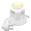 Image de Multiprise Aisens ASPS-3A1CL01-W 4 Prises Interrupteur USB-A USB-C LED nocturne